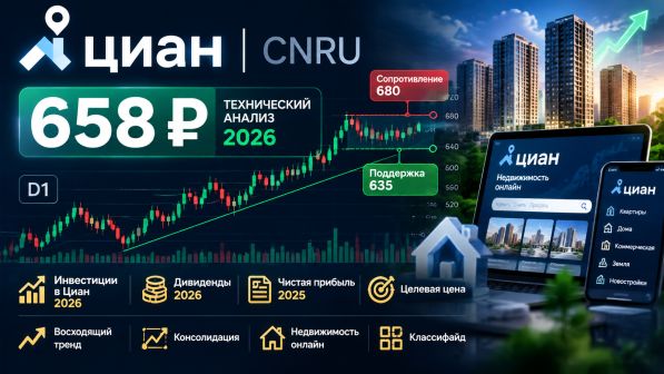 Акции Циан — технический анализ 30.09.2026