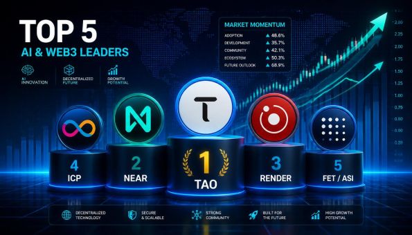 Топ-5 AI-криптовалют