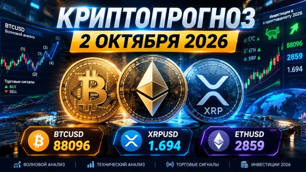 Криптовалюта — волновой анализ BTC XRP ETH 02.10.2026 (ии)
