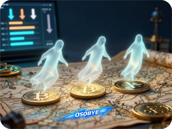 три монеты BTC, XRP, ETH на карте, сгенерировано ИИ