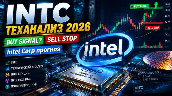 Акции Intel — волновой анализ 02.10.2026