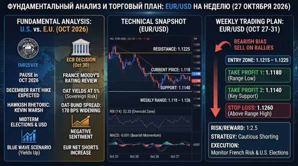 EURUSD фундаментальный прогноз и торговый план (ии)