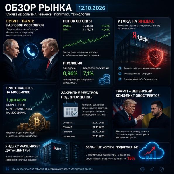 Обзор рынка 12 октября 2026 (ии)