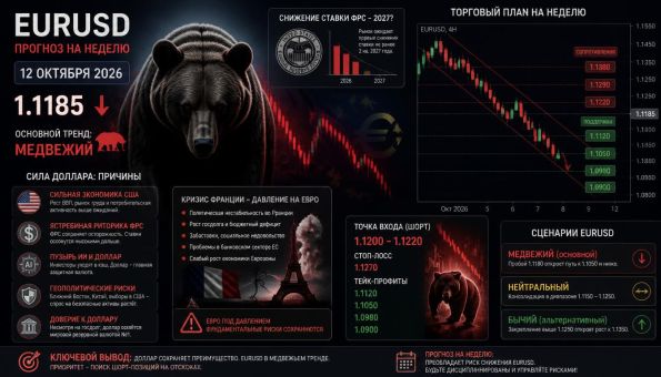 EURUSD фундаментальный анализ 12 октября 2026