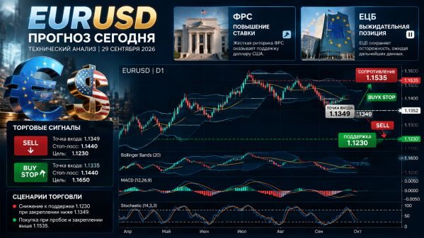 EURUSD — технический анализ 29.09.2026