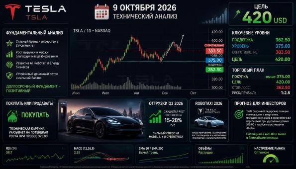 ����� Tesla ����������� ������ 9 ������� 2026 (��)