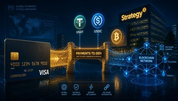 Visa ончейн-кредитование стейблкоины